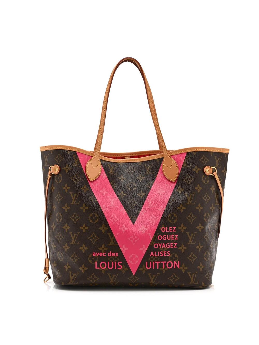 Louis Vuitton V Neverfull Mm Grenade #367021L17B